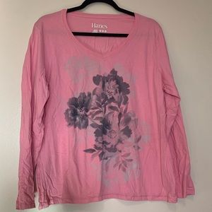 Hanes • Live Love Color Long Sleeve Top